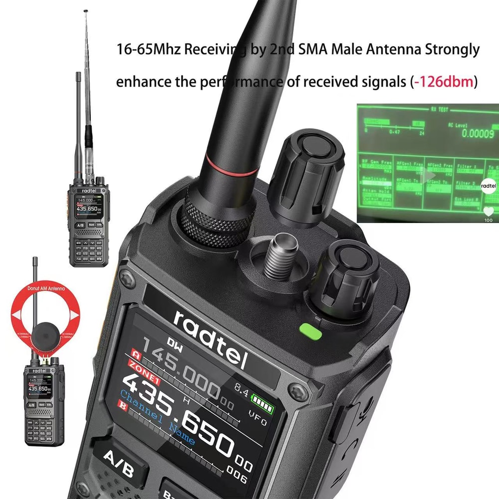 Long Range Walkie Talkie With Bluetooth Ham Radio 4