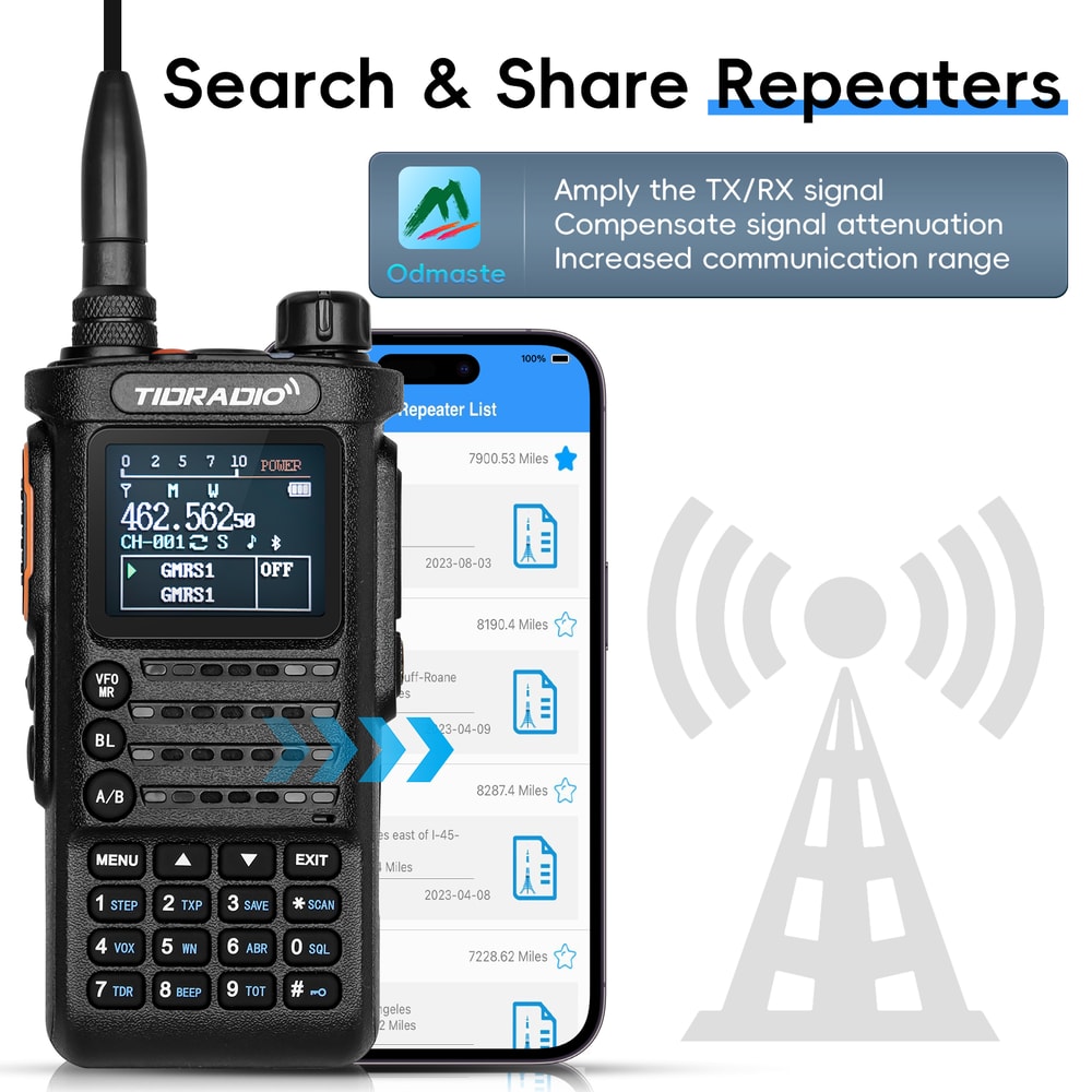 Professional Walkie Talkie Long-Range Two-Way Outdoor Radio