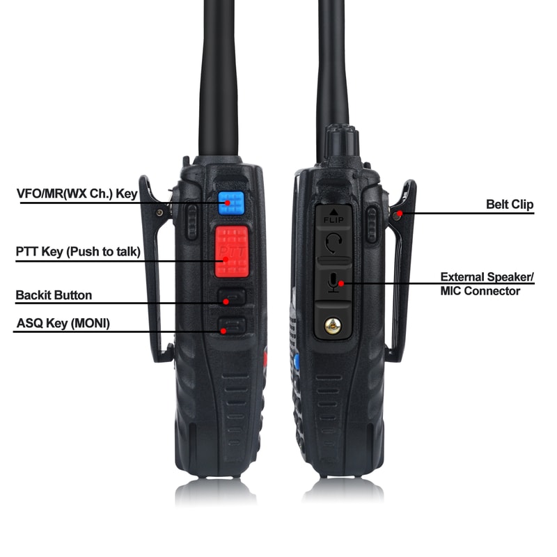 Air Band Walkie Talkie Channel With NOAA Weather Aviation Radio 3