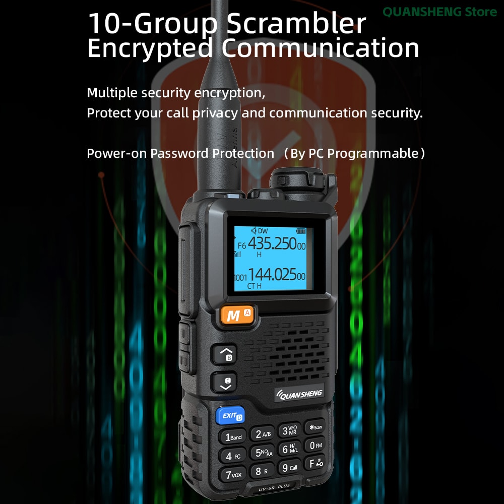 UV Plus LongRange TwoWay Radio For Ham Wireless Communication 1