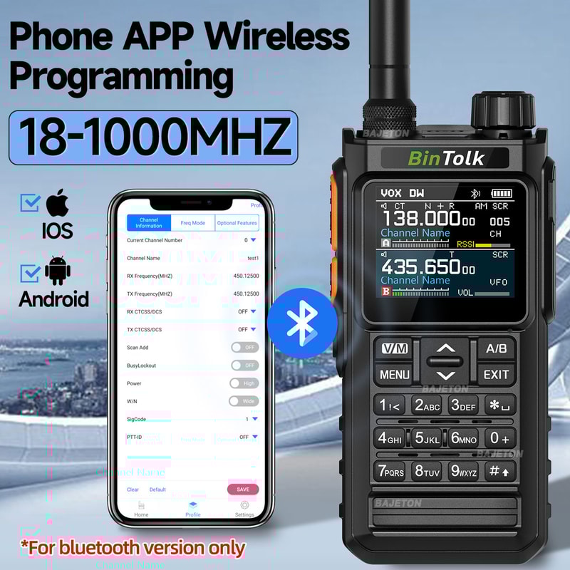 MultiBand Walkie Talkie With Bluetooth Noise Reduction 4