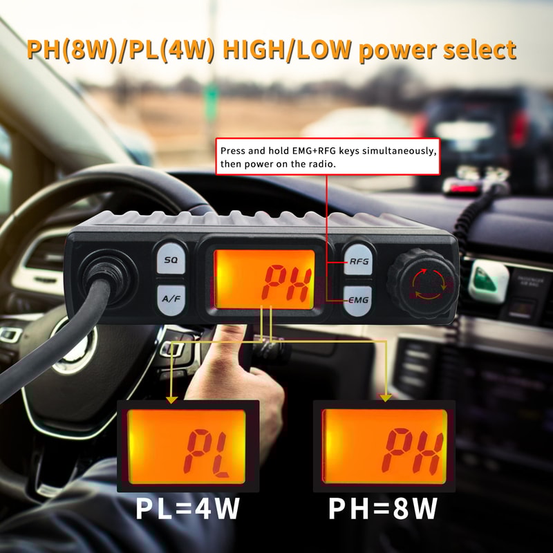 Mini CB Walkie Talkie FMAM Mobile Radio 1