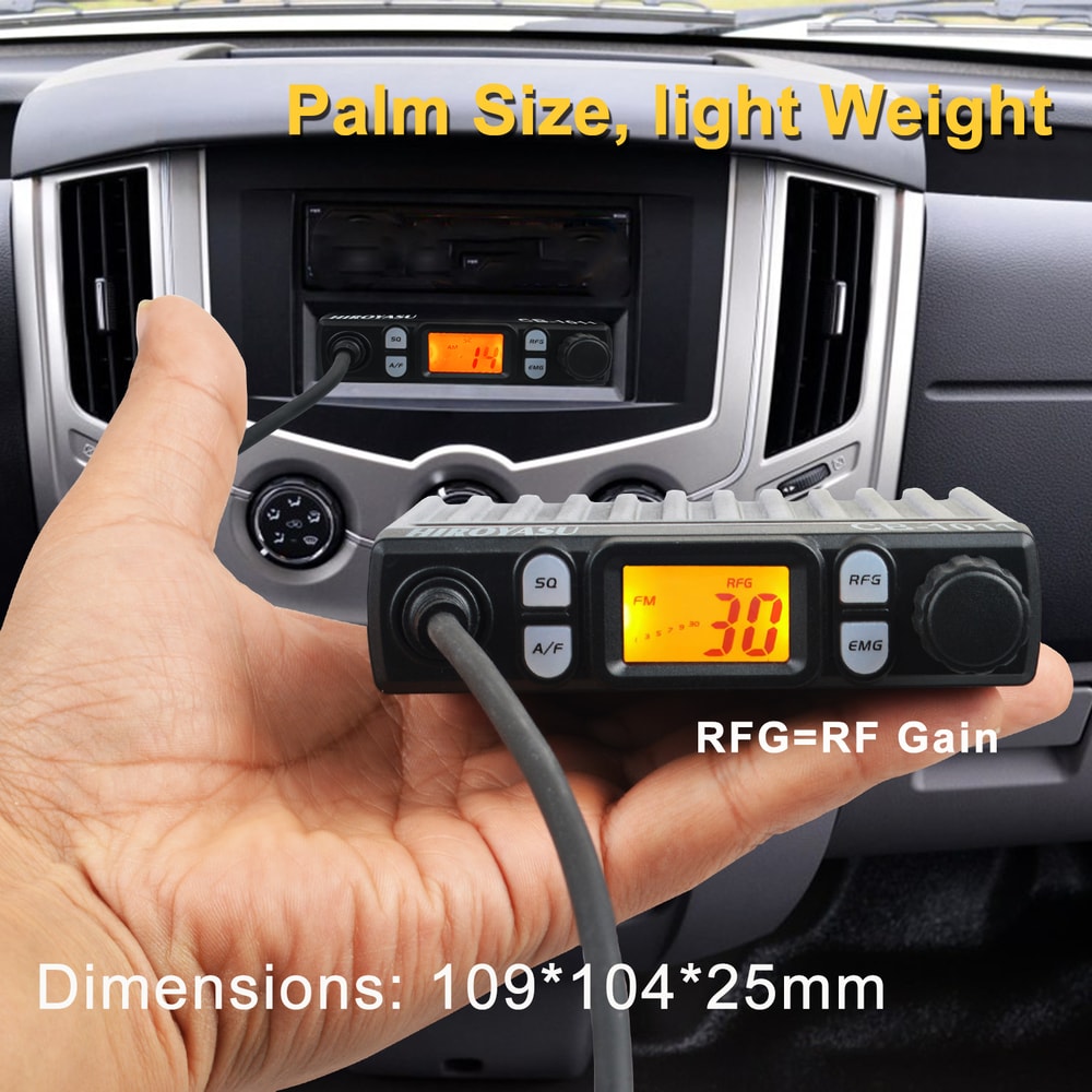 Mini CB Walkie Talkie FMAM Mobile Radio 3