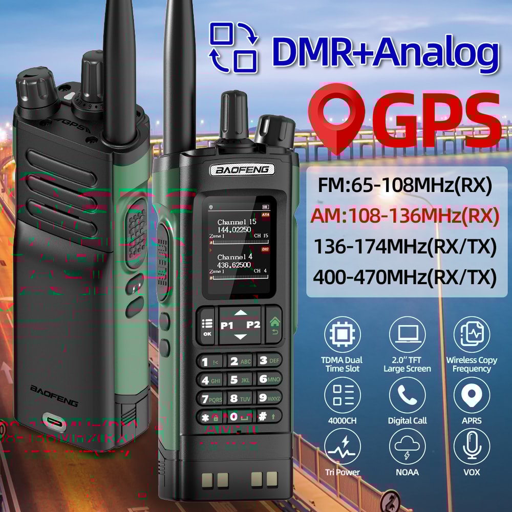 High Performance GPS APRS Digital Ham Walkie Talkie Radio 1