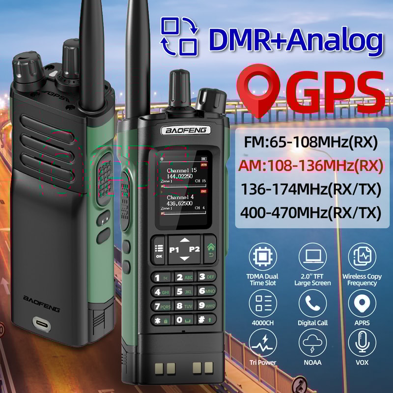 High Performance GPS APRS Digital Ham Walkie Talkie Radio 1