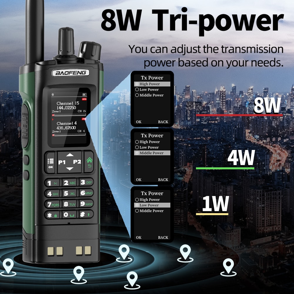 High Performance GPS APRS Digital Ham Walkie Talkie Radio 5