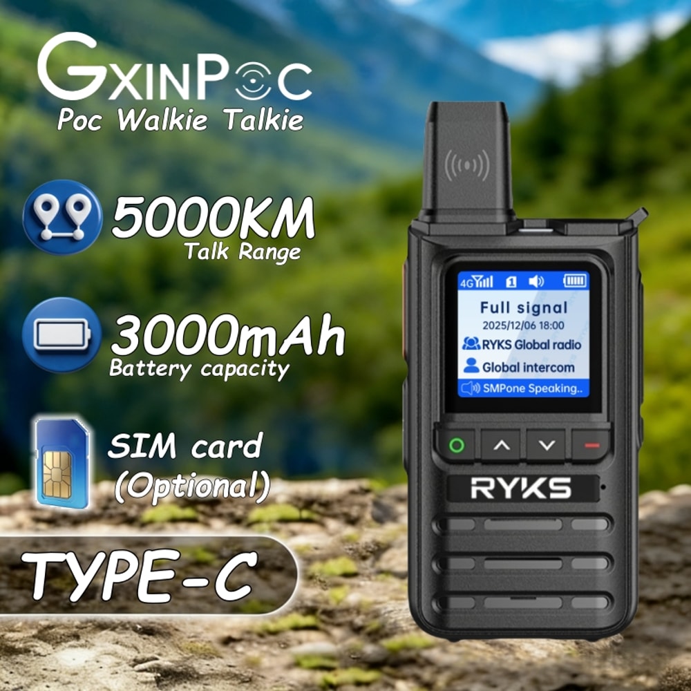 Global POC Satellite Walkie Talkie Range 1