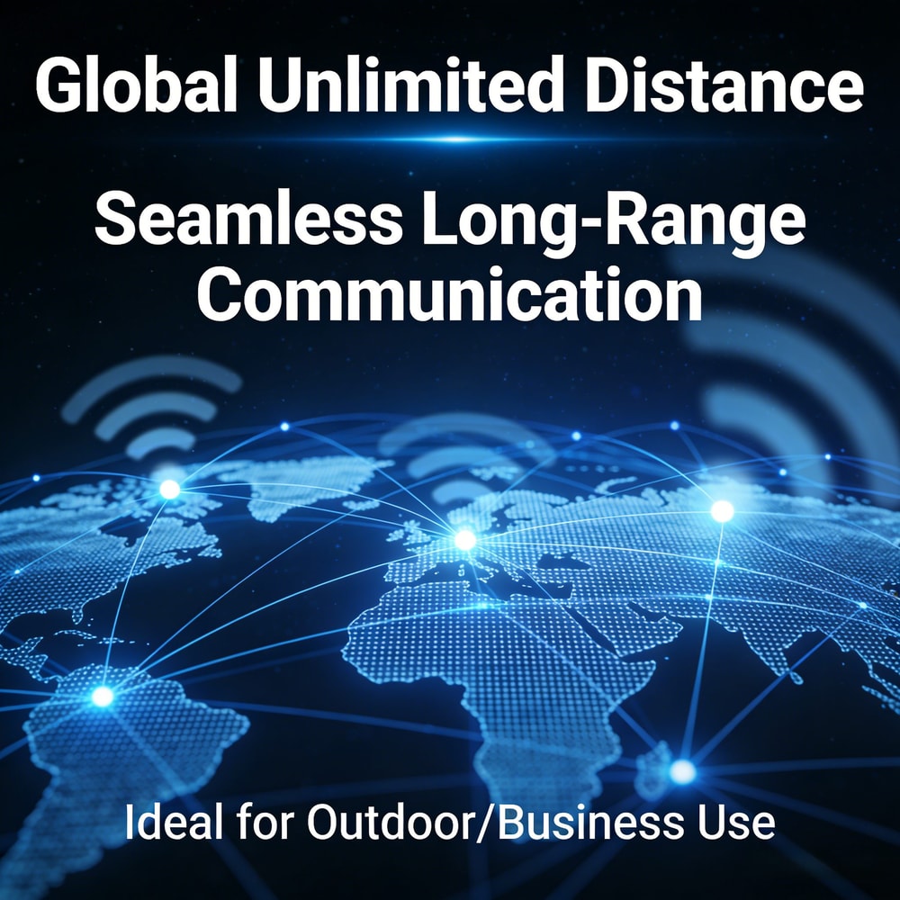 Global POC Satellite Walkie Talkie Range 2