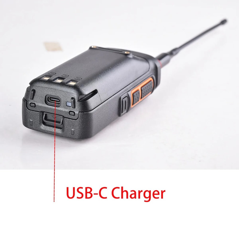 Full Band Aviation Ham Two Way Radio With Channels USB C 2