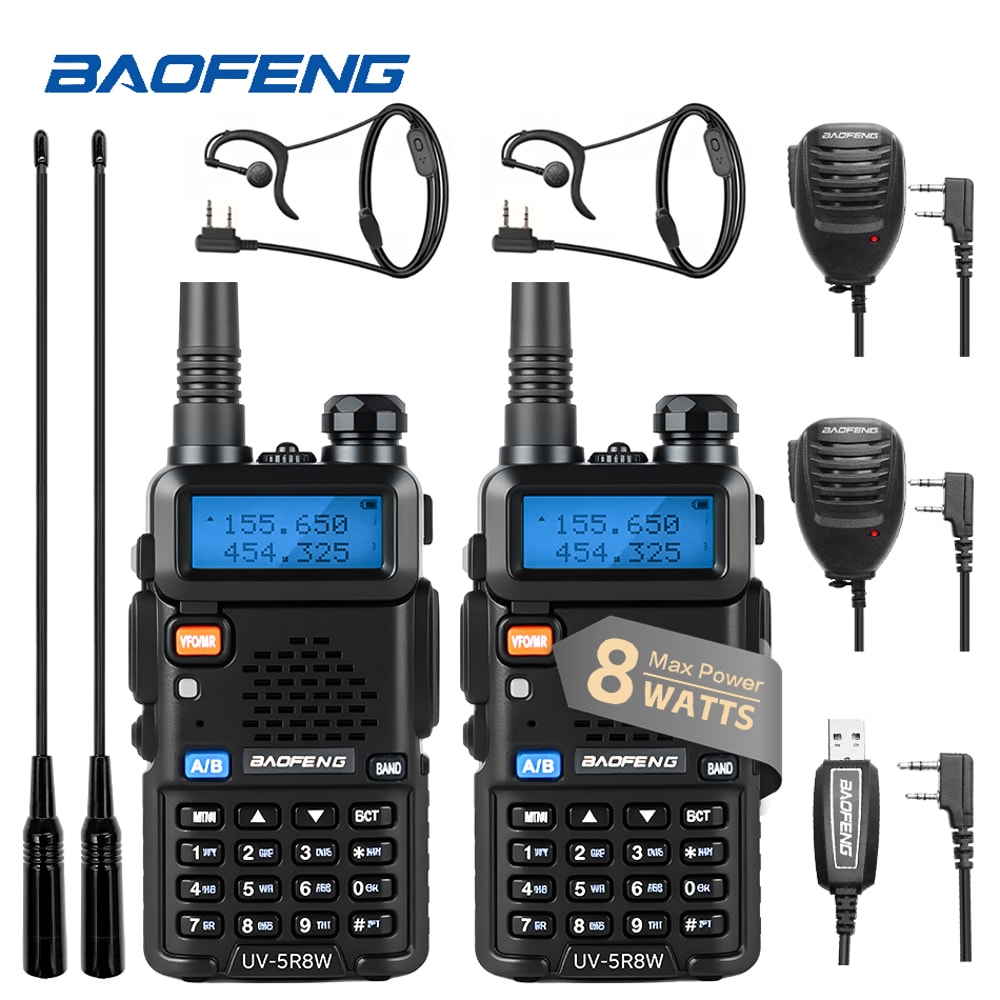 High Power Dual Band UV Walkie Talkie Long Range Handheld Radio 0