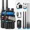 High Power Dual Band UV Walkie Talkie Long Range Handheld Radio 6