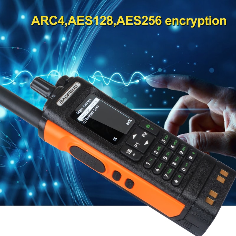 DMR Digital Dual Band Walkie Talkie With GPS Encryption 5