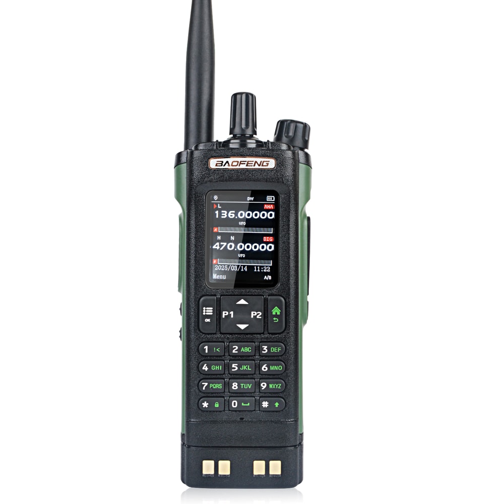 DMR Digital Dual Band Walkie Talkie With GPS Encryption 6