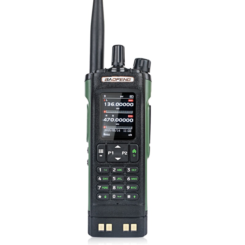 DMR Digital Dual Band Walkie Talkie With GPS Encryption 6