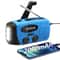 Solar Hand Crank Emergency Radio With NOAA Weather Alert USB Charger Flashlight 9