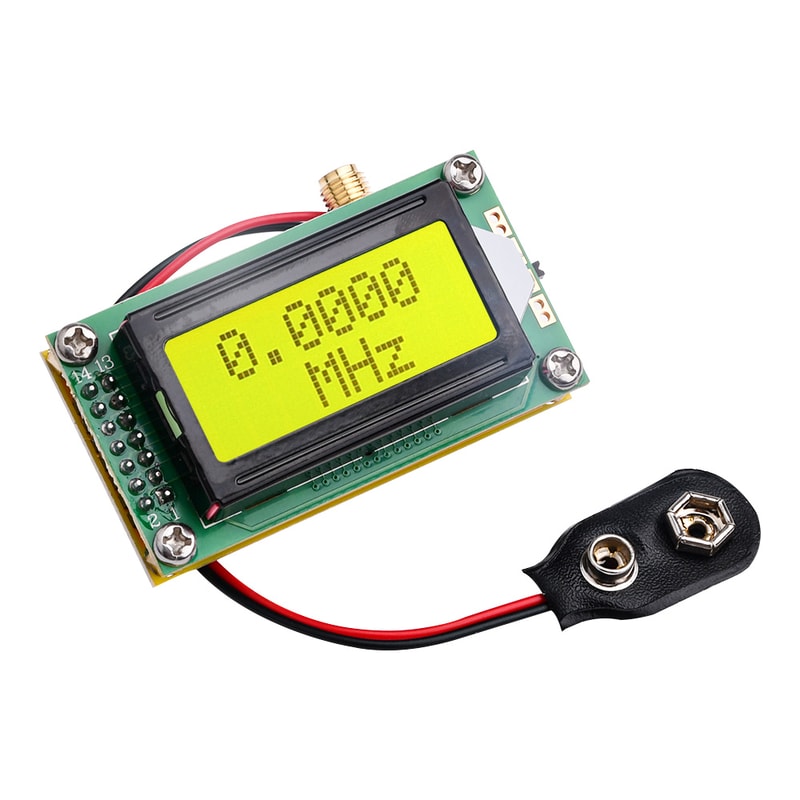 Digital Frequency Counter Module with Backlit Display for Ham Radio Testing