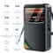 Portable FM AM SW Radio With Type C Rechargeable Battery And HD Display For Seniors Travel 1
