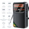 Portable FM AM SW Radio With Type C Rechargeable Battery And HD Display For Seniors Travel 1