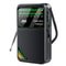 Portable FM AM SW Radio With Type C Rechargeable Battery And HD Display For Seniors Travel 6