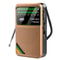 Portable FM AM SW Radio With Type C Rechargeable Battery And HD Display For Seniors Travel 8
