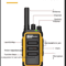 Long Range Walkie Talkie Set Portable UHF Two Way Radio For Outdoor And Work Use 3