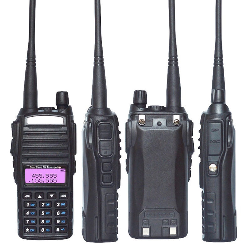 Baofeng UV Long Range Walkie Talkie Dual Band Ham Radio VHF UHF Communicator 4
