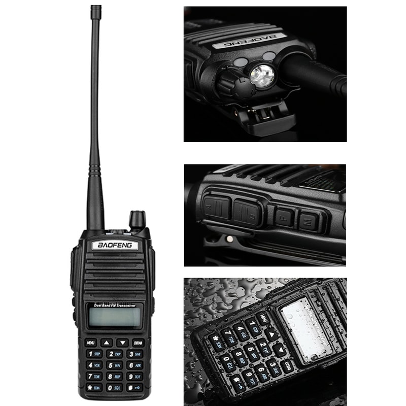 Baofeng UV Long Range Walkie Talkie Dual Band Ham Radio VHF UHF Communicator 3
