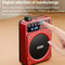 Portable Bluetooth FM Radio Speaker With HD Display USB TF Voice Amplifier 4