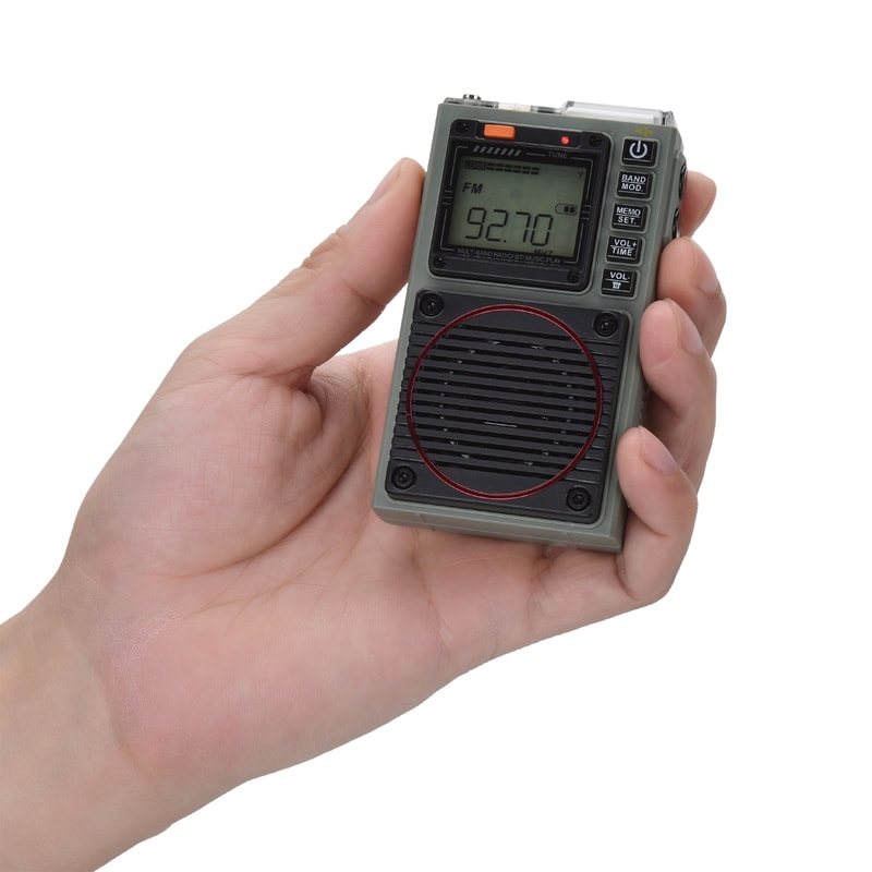 Portable FM Radio MP3 Player Speaker With HiFi Sound Digital Display 0