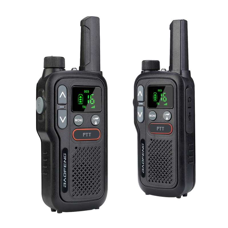 Mini Walkie Talkie Set Rechargeable Portable Two Way Radio For Outdoor Communication 0