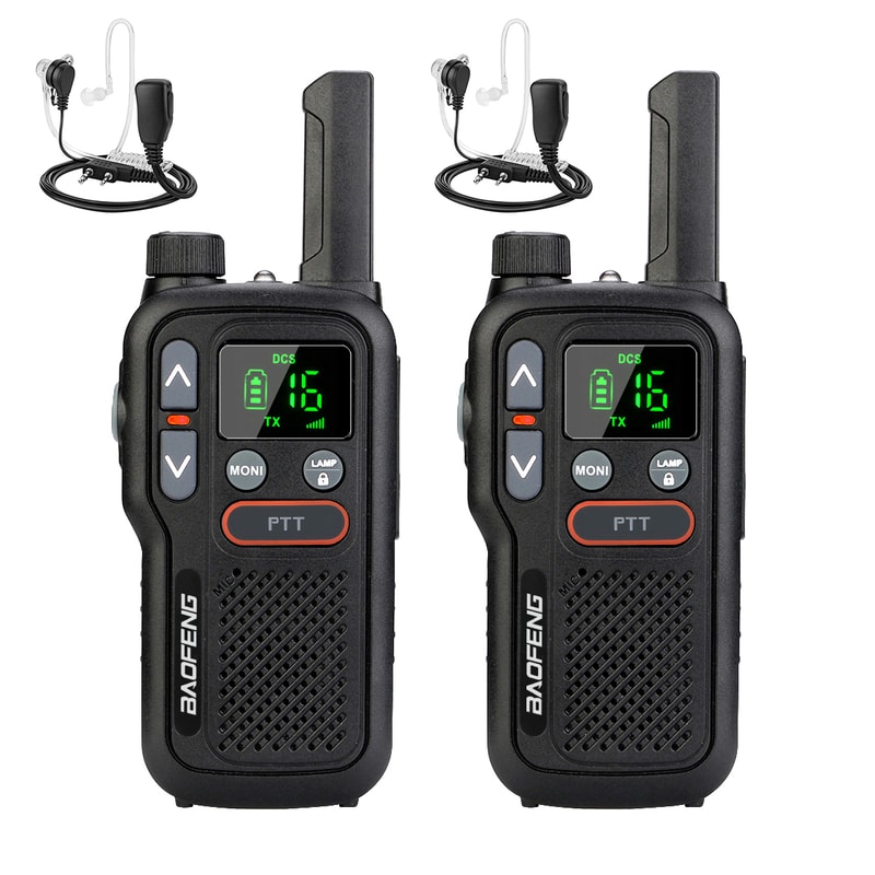 Mini Walkie Talkie Set Rechargeable Portable Two Way Radio For Outdoor Communication 7