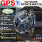 Tactical GPS Smartwatch With Offline Maps Waterproof Military Outdoor Watch 5