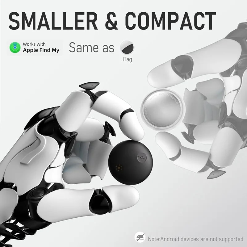 Smart GPS Tracker For Pets Kids Wallet Car Apple Find My Compatible Anti Lost Locator 3