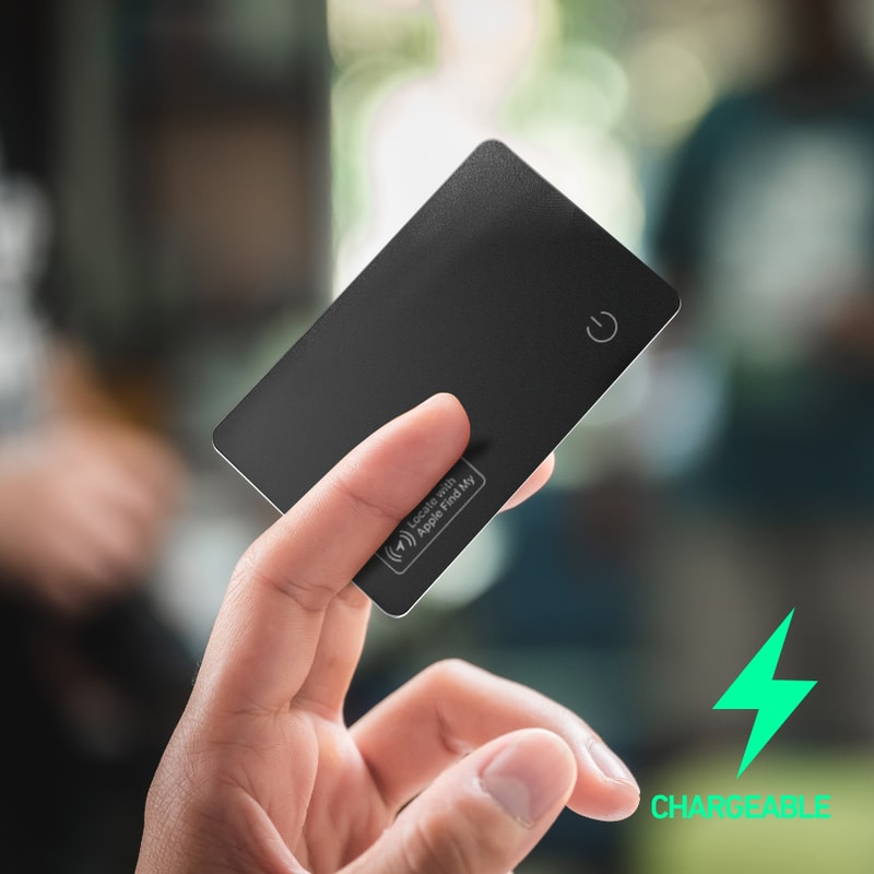 Rechargeable Wallet Tracker Card With Find My IPhone Locator 4