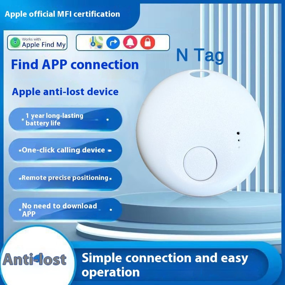 Smart Mini GPS Tracker For Apple Find My Anti Lost Key Finder For Pets Kids And Essentials 4