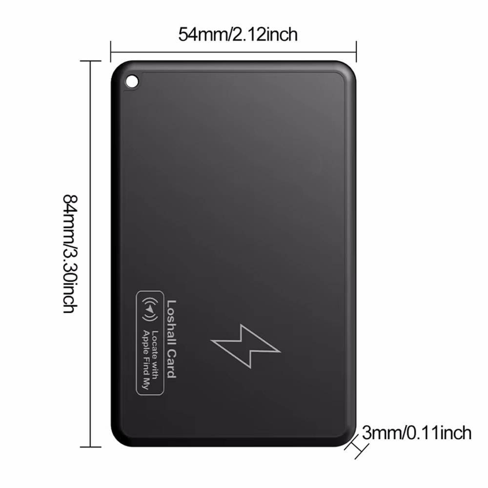 Smart Wireless Wallet Tracker Card With Apple Find My Waterproof Slim GPS Locator 5