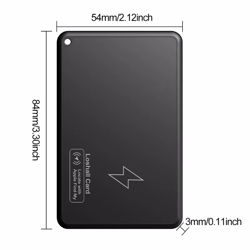 Smart Wireless Wallet Tracker Card With Apple Find My Waterproof Slim GPS Locator 5