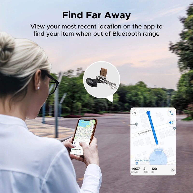 SmartTrack Apple Find My Bluetooth Tracker Tag For Keys Luggage Wallet 1
