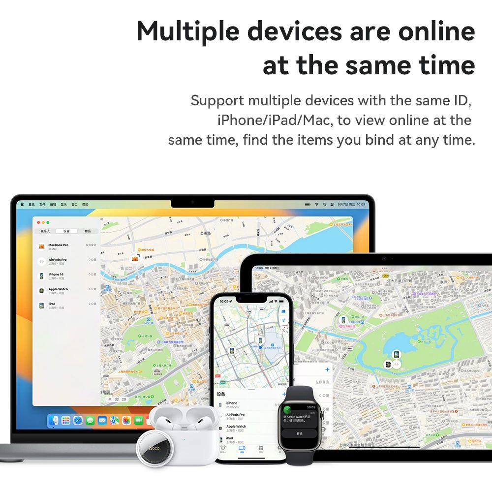 Smart Bluetooth Tracker For Keys Pets And Wallet Apple Find My GPS Locator 2