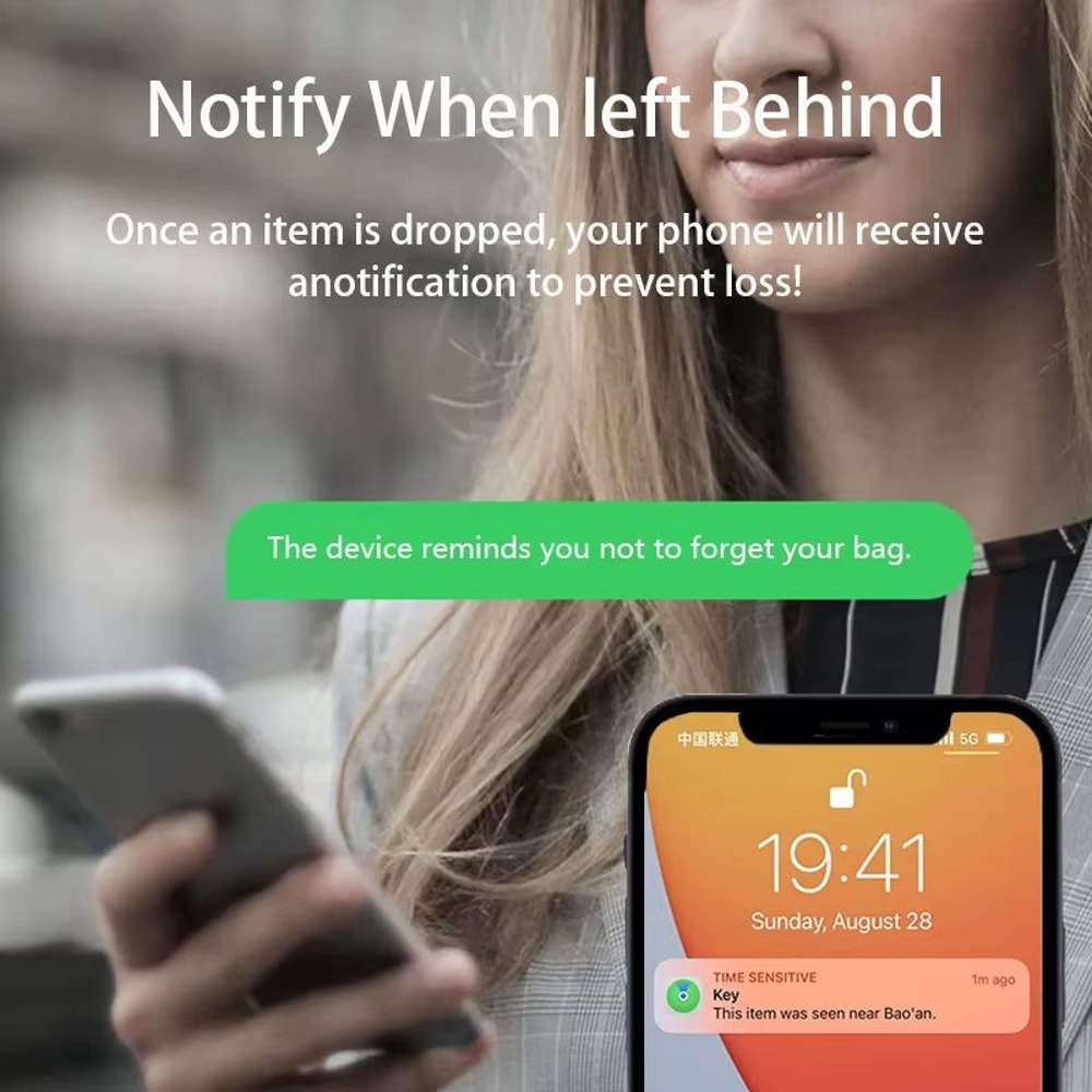 Smart Apple Find My Bluetooth GPS Tracker For Keys Pets Bags Anti Lost Locator 1