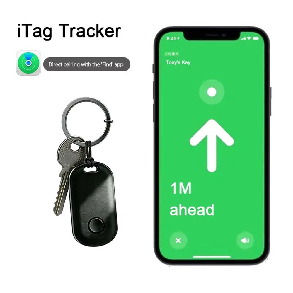 Smart Apple Find My Bluetooth GPS Tracker For Keys Pets Bags Anti Lost Locator 0