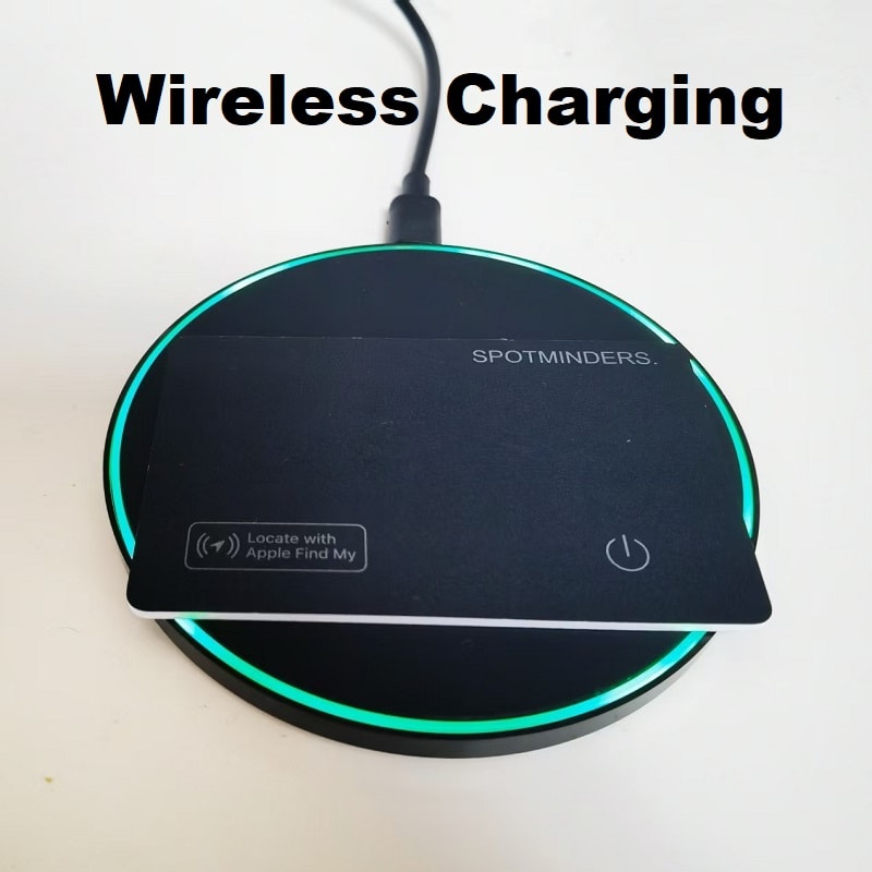 Slim Wireless Find My Tracker Card For Ultra Thin Wallet Locator With Wireless Charging 4