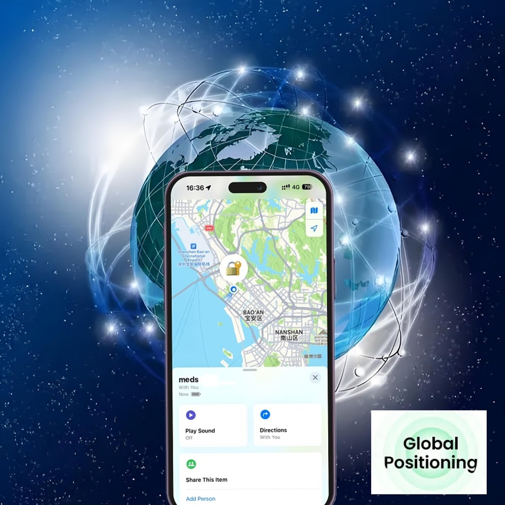 Slim Wireless Find My Tracker Card For Ultra Thin Wallet Locator With Wireless Charging 2