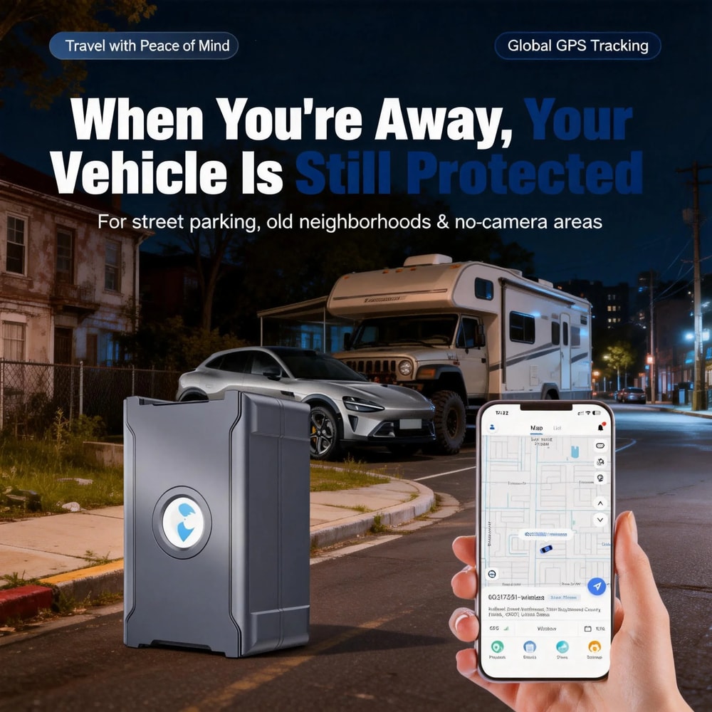 RealTime GPS Tracker For Car AntiTheft Device With GeoFence Alerts Global Vehicle Tracking 0