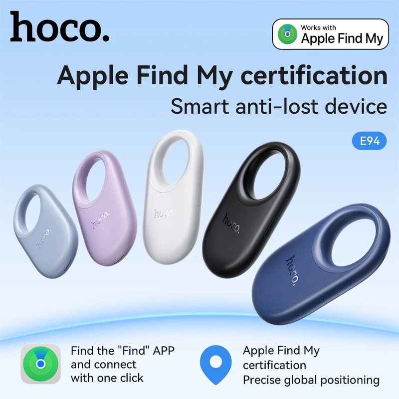 Smart Bluetooth Tracker Tag For Keys Wallet Bags Apple Find My Compatible Item Locator 6
