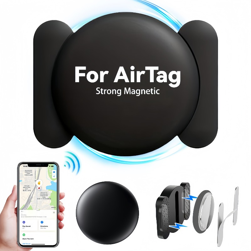 Magnetic AirTag Case Car Tracker Holder Anti Lost GPS Mount 0
