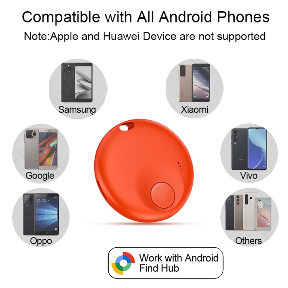 Smart AntiLoss GPS Tracker Tag For Android Samsung Find My Device Key Finder 5