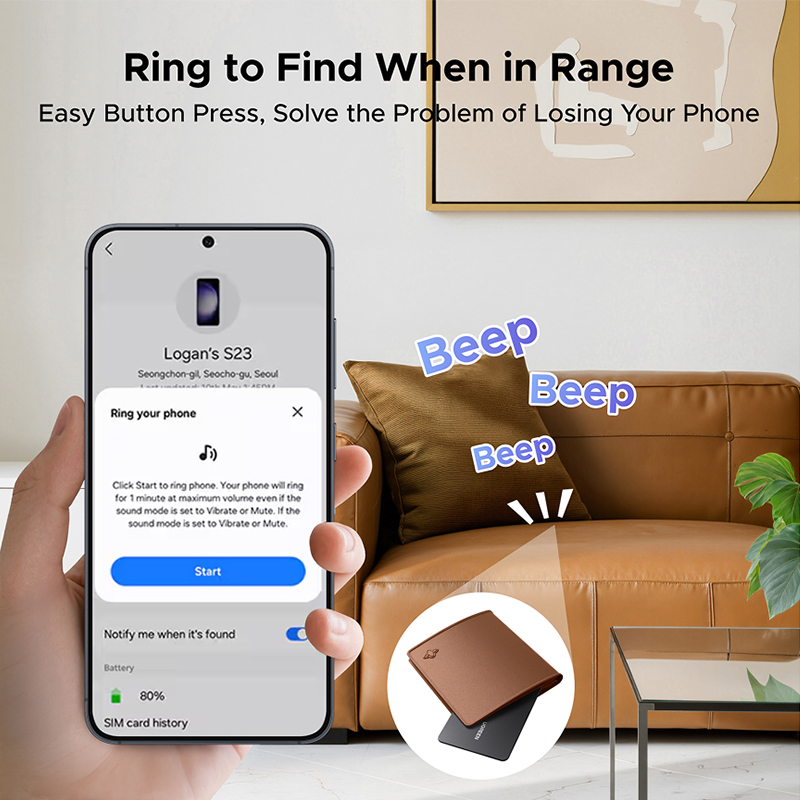 Smart Bluetooth Tracker Tag For Samsung Galaxy Item Finder GPS Locator For Keys Wallet Pets 2