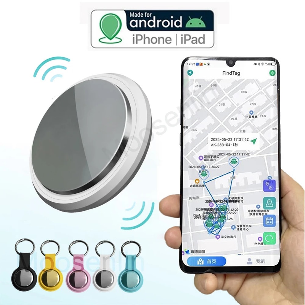 Smart Bluetooth GPS Tracker Tag For Keys Wallet Pets IOS Android Finder 0