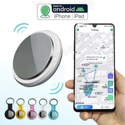 smart bluetooth gps tracker tag for keys wallet pets ios android finder